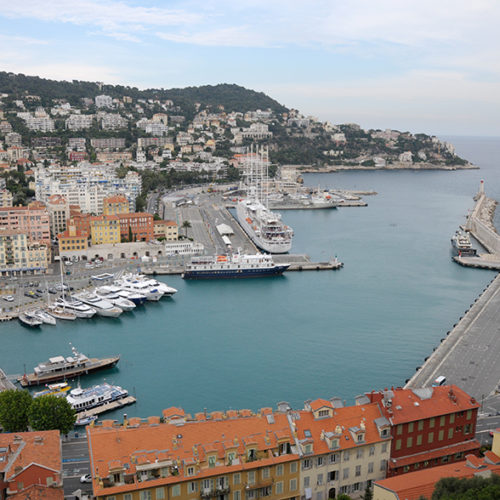 der Hafen von Nizza
